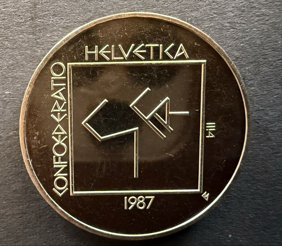 Alle Münzen: Schweiz Gedenkmuenze Helvetika 1987 Le Corbusier 1965-1887 – Neu (gemäss Beschreibung) aus Walperswil von joggeli60 1