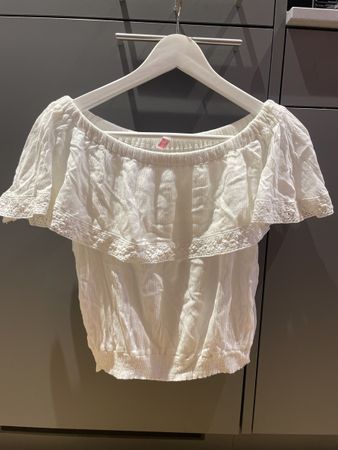 Weisses off-shoulder Top, Gr. M
