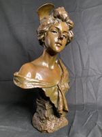 Büste Bronze Villanis / Bronze buste 42cm 7kg