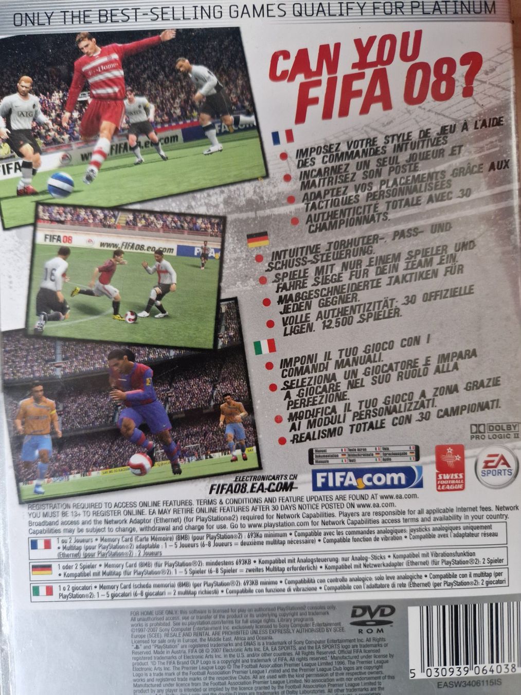 Sony Spiele: Playstation 2 FIFA 08 – Gebraucht aus Münsingen von Geeskile 1