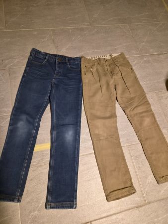 2 gefütterte Winterhosen Gr. 146