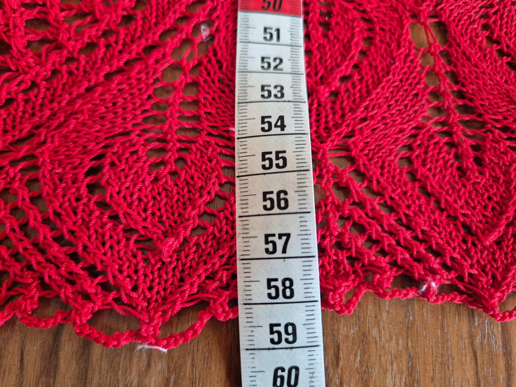 Autre linge de table: Rote, gestrickte Tischdecke,Top! – D'occasion à Bern par aronari 6