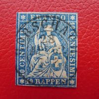 Strubel. 23G (23B4) von RORSCHACH 28.APR.62 +Schmitzdruck !