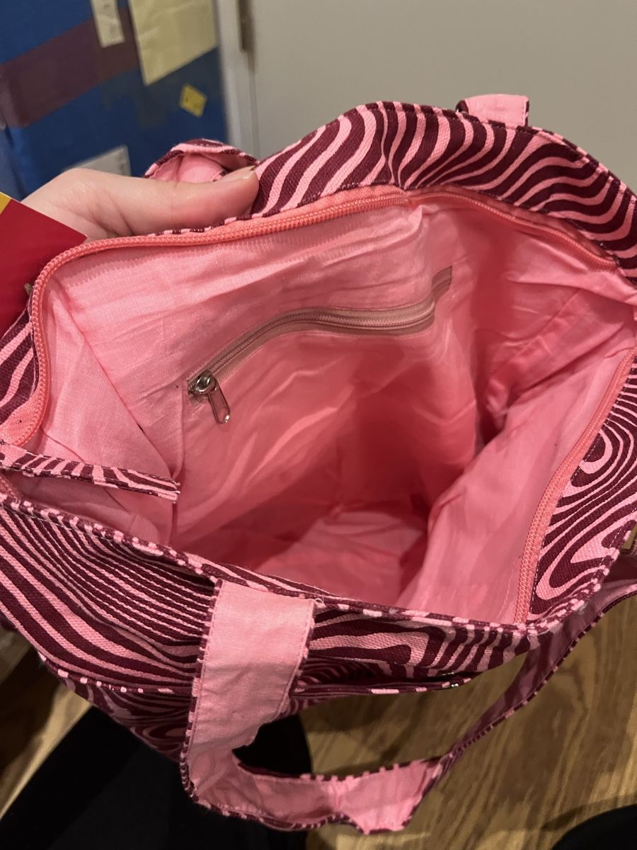 Borse da donna: Stofftasche pink mit Reissverschluss – Nuovo e nell'imballaggio originale da Zürich venduto da car_cr6w 1