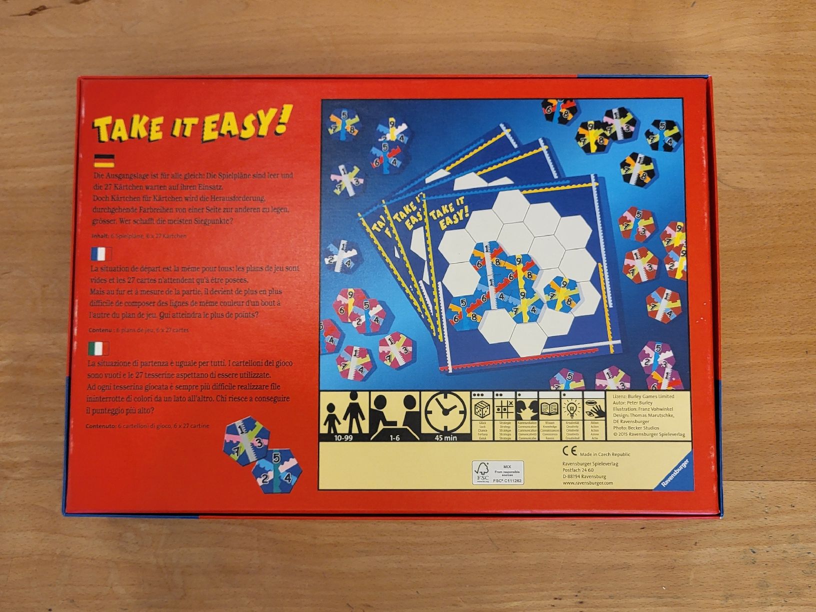Ravensburger Spiele: Ravensburger Brettspiel Take it Easy – Neu (gemäss Beschreibung) aus Belp von kabr 1