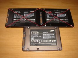 1 stück 250/256gb ssd. Samsung. Getestet.