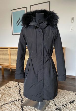Original Woolrich Übergangsmantel Black