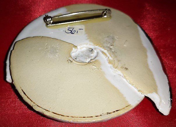 Spille & Fermagli: Brosche aus Keramik – Nuovo (secondo la descrizione) da Lutzenberg venduto da Truhe 1