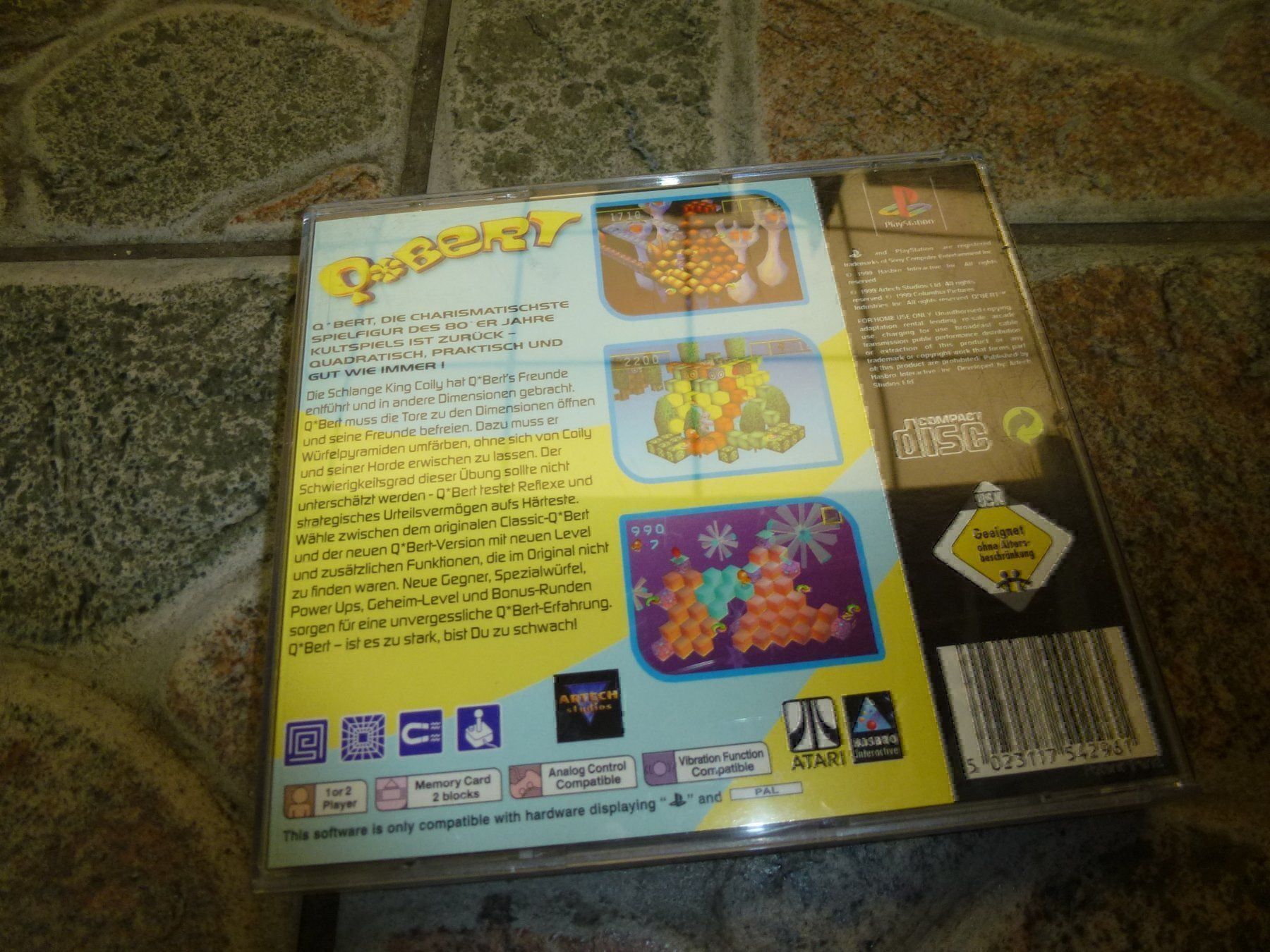Sony Giochi: Q-Bert PS1 – Usato da Olten venduto da Disc-Ausverkauf 2