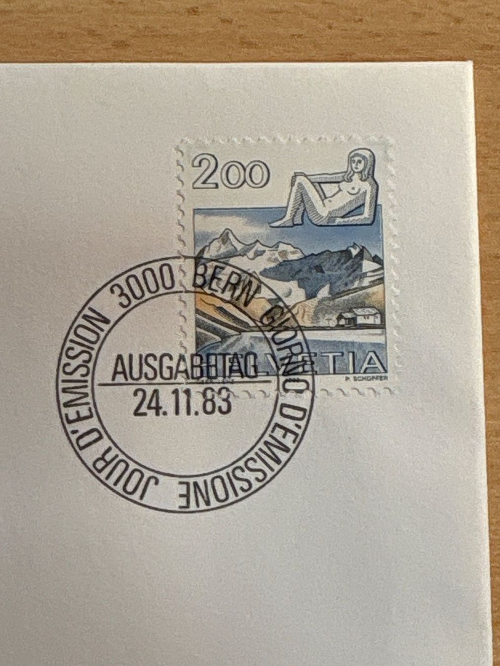 Tutti i francobolli: Original Briefmarkenbrief Dauermarken Tierkreiszeichen 1983 – Usato da Ibach venduto da lisch3 1