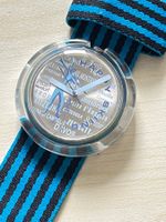 Swatch Pop Uhr Seltenes Design Winter Sport Orte TOP!