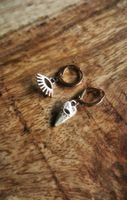 Goldige Ohrhänger Set, Ohrschmuck mit Anhänger