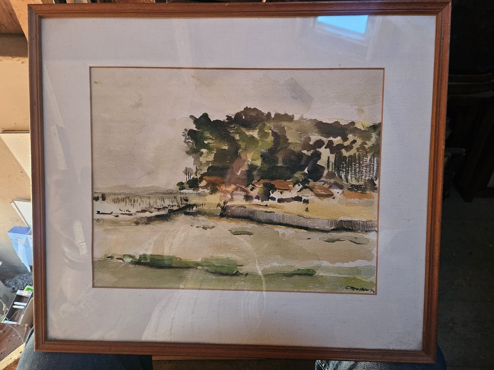 Tableaux: gemälde aquarell – D'occasion à Schwellbrunn par Omega-alpha