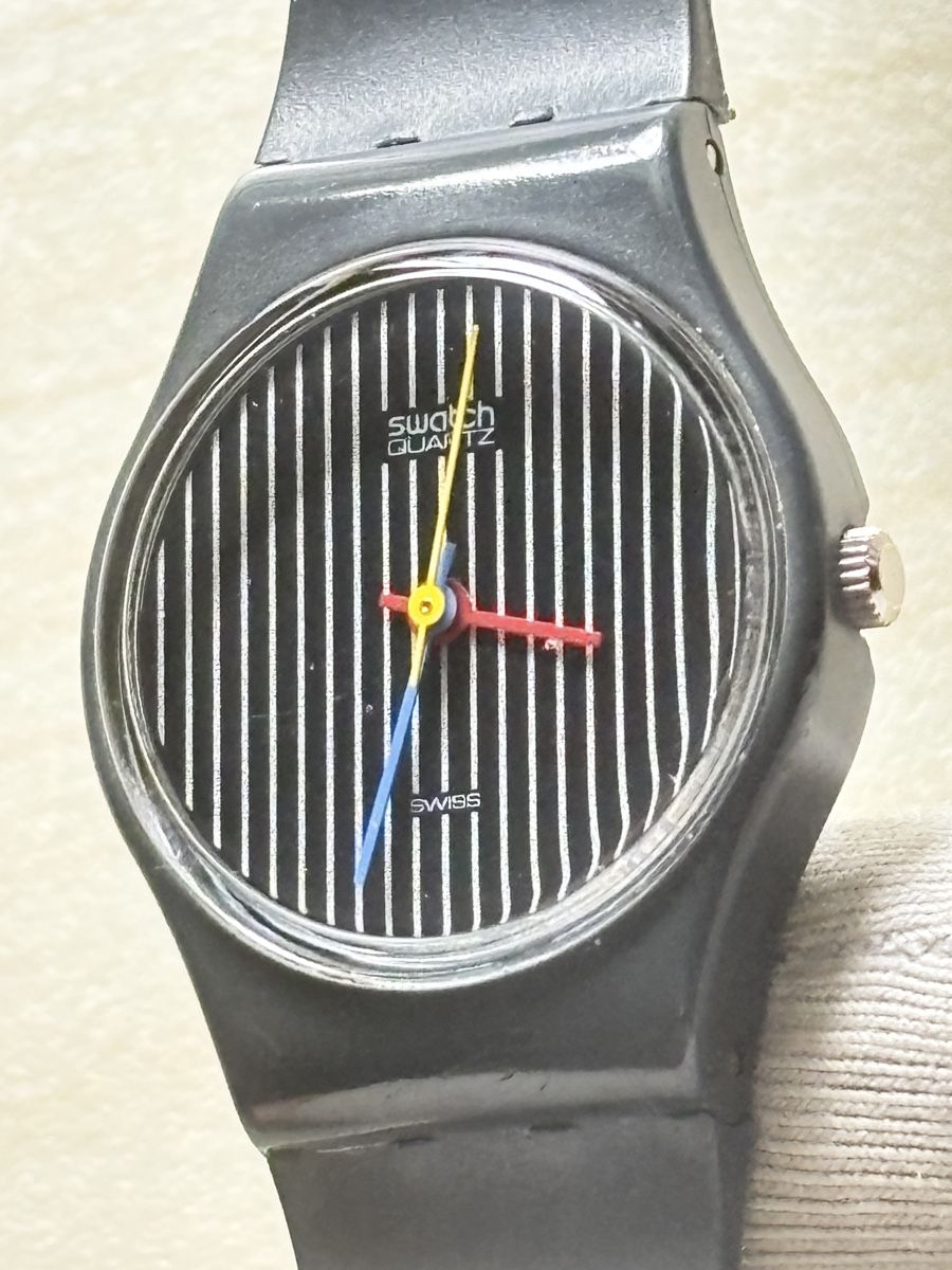 Swatch Orologi: Swatch Quartz Uhr Streifen Zifferblatt  – Usato da Grenchen venduto da chththl 5