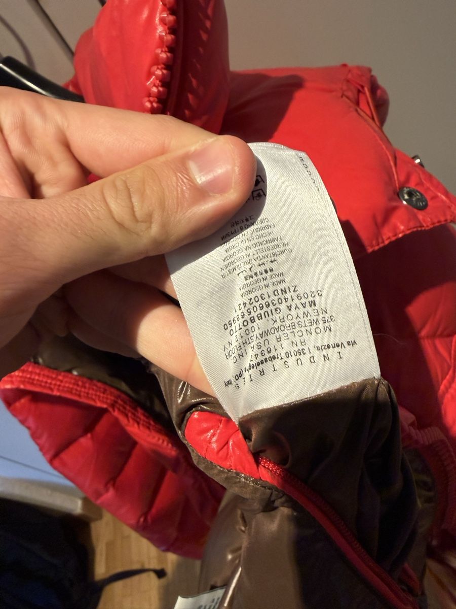 Moncler Giacche: Moncler Maya Red – Nuovo (secondo la descrizione) da Genève venduto da SG_73 4