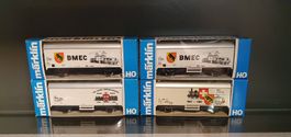 MÄRKLIN: 4 X SPEZIAL - GÜTERWAGEN NEU/OVP