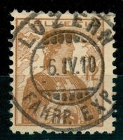 CH - Helvetia Brustbild - SBK Nr. 121 - Luzern