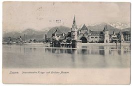 Luzern, Internationales Kriegs- & Friedens-Museum, gel. 1912