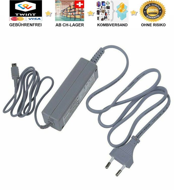 Ladegerät Netzteil Ladekabel Ac Gamepad Für Nintendo wiiu Kaufen auf