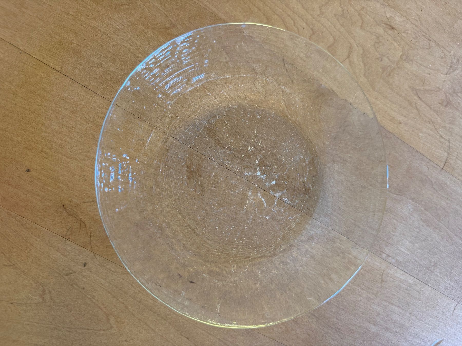 Glasi Hergiswil Gläser: Glasi Hergiswil Teller Set Glas 21.5 cm – Gebraucht aus Zürich von ppw21 1