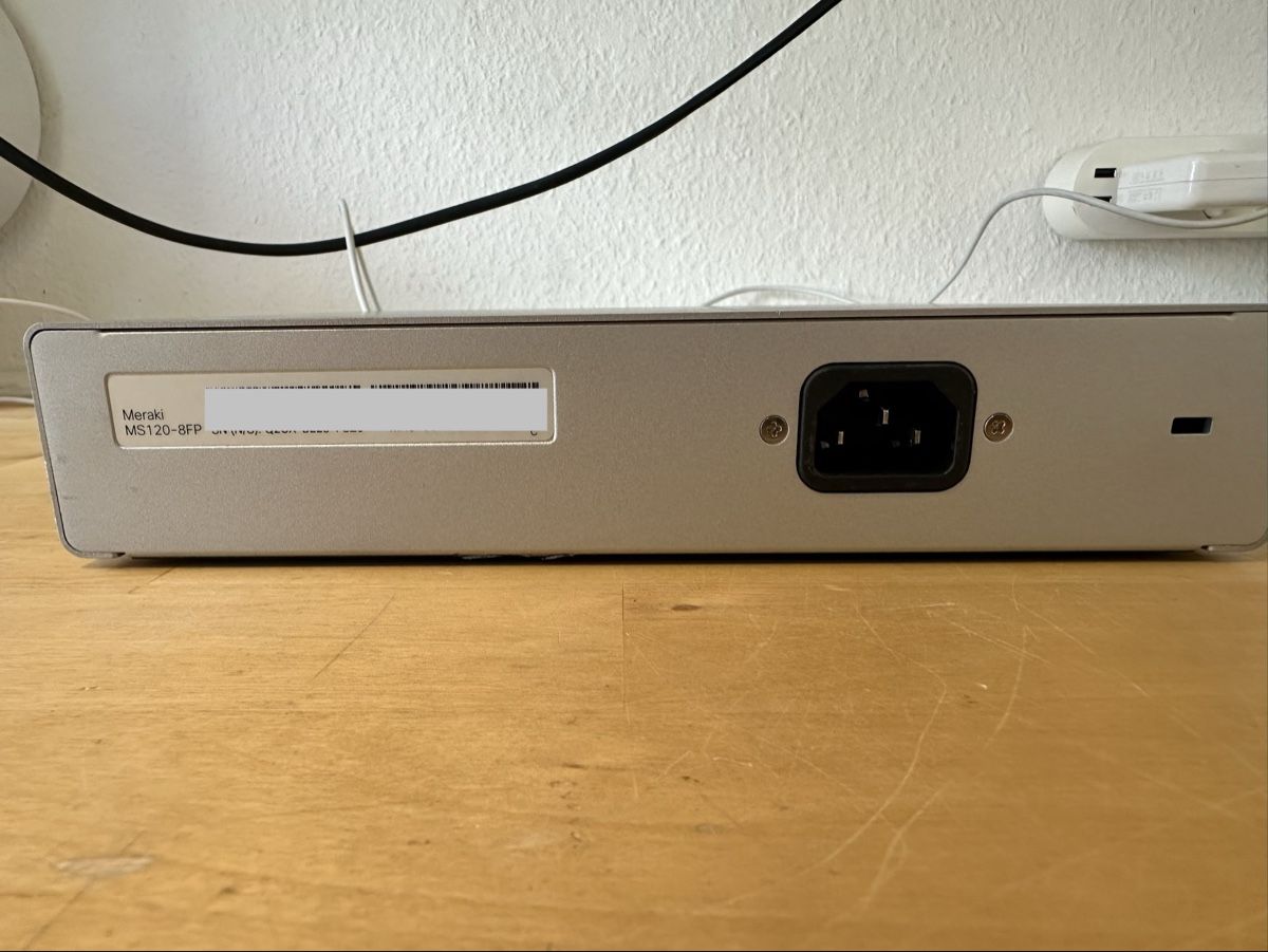 Cisco Hubs & Switches: Cisco Meraki MS120-8FP – Gebraucht aus Luzern von FrankGroebel 1