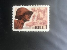 Schweiz 1939 Soldatenmarke Leichte Truppen BR.L.1 mit Falz