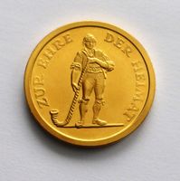 UNSPUNNENFEST 1946 - rare Goldmedaille - 27g - 79 Jahre alt