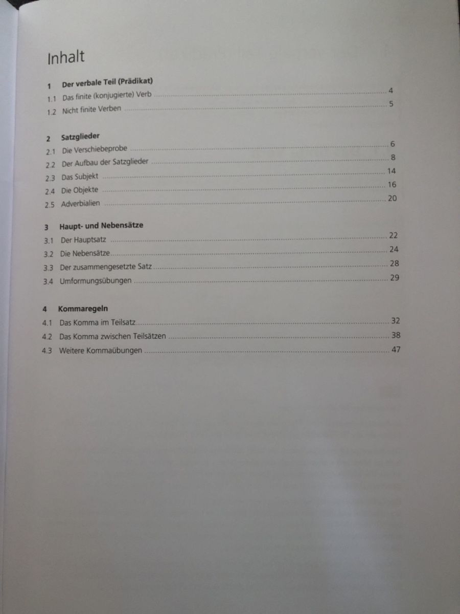 Libri: Buch/Heft Satz und Komma , Deutsch – Usato da Balsthal venduto da Katzenfan99 1