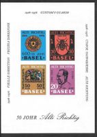 Basel Kleinbogen 50 Johr Alti Richtig 1926 - 1976