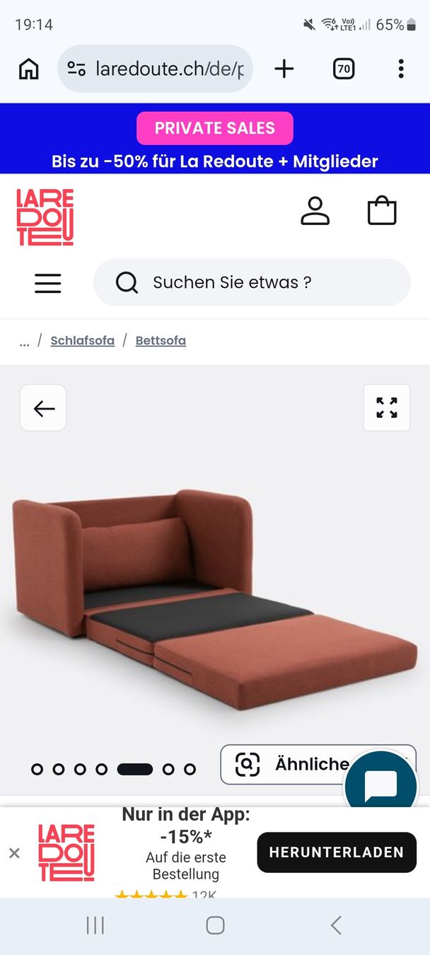 Divani: Schlafsofa Hazel, Polyester - La Redoute – Usato da Winterthur venduto da furrerlu 1
