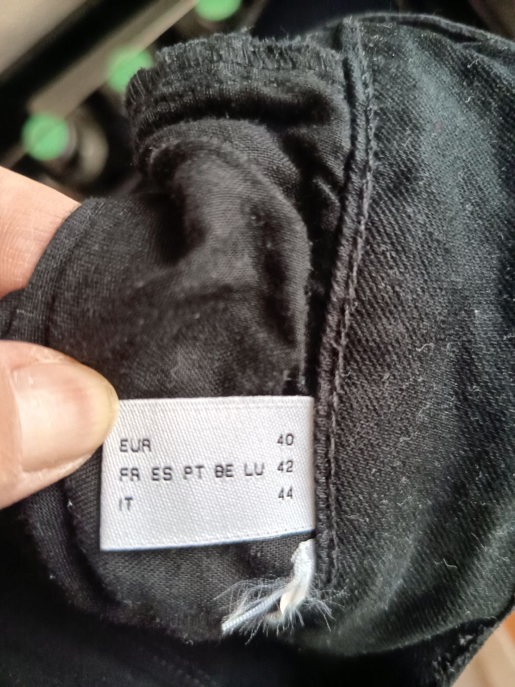 C&A Pantaloni: Hose C&A Slim Schwarz, Gr. 40 – Nuovo (secondo la descrizione) da Zug venduto da Annina29 4