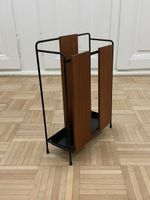Schlichter Teakholz Schirmständer vintage Regenschirmständer