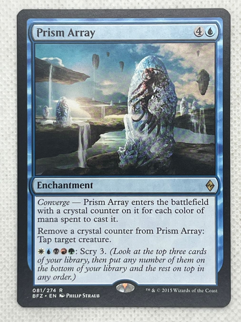 Magic The Gathering Carte collezionabili: MTG Prism Array BFZ 81 Rare – Usato da Hinterkappelen venduto da Kim1992