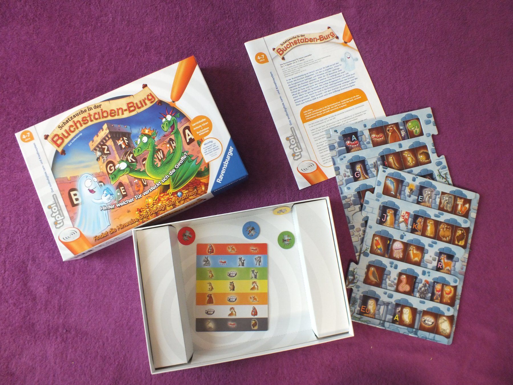 Ravensburger Jeux: tiptoi Spiel Schatzsuche - Buchstabenburg – D'occasion à Müllheim Dorf par Seeeule01 1