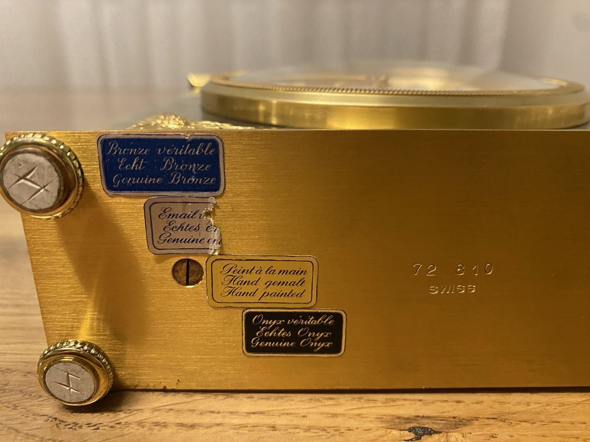 Imhof Orologi da terra & Orologi da parete: Vintage Imhof Tischuhr 🇨🇭🇨🇭🇨🇭 – Usato da Birr venduto da Vintage-Liebhaber 8
