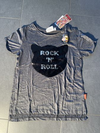 Emoji Wende-Pailletten T-Shirt, Grösse 158/164