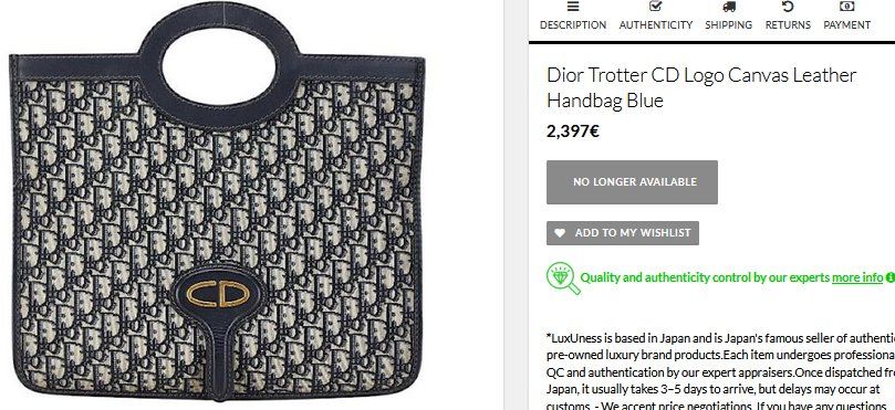 Dior Borse: Christian Dior  Diorissimo Tasche / sac – Usato da Collonges venduto da Auganien 4