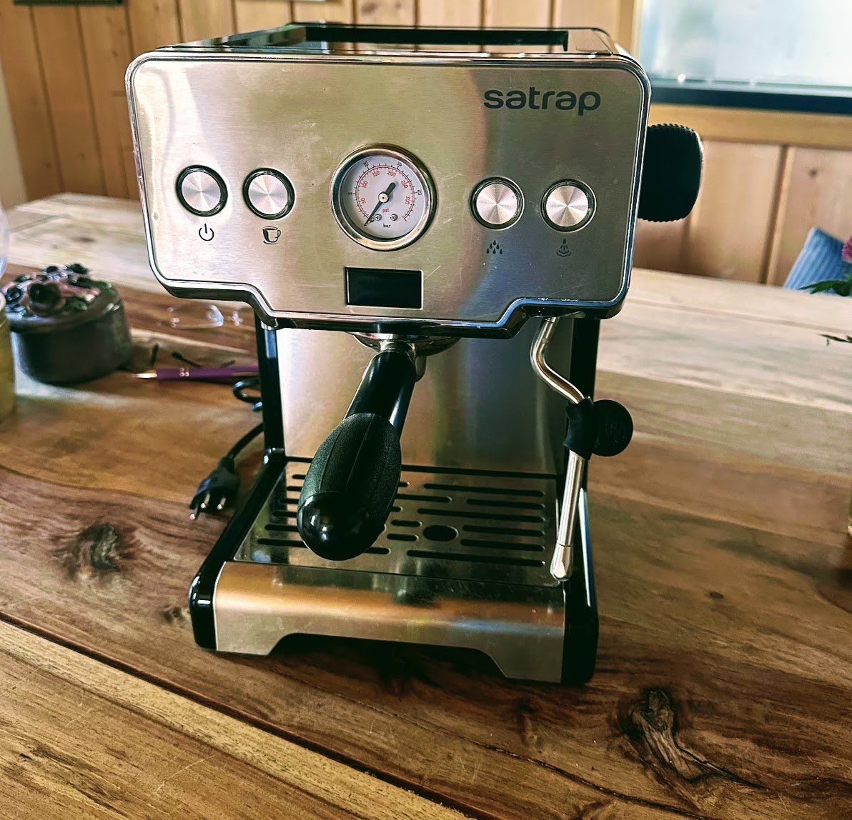 Macchine per caffè & Macchine per espresso: Espressomaschine Satrap Edelstahl – Usato da Sent venduto da cleaningwoman 1