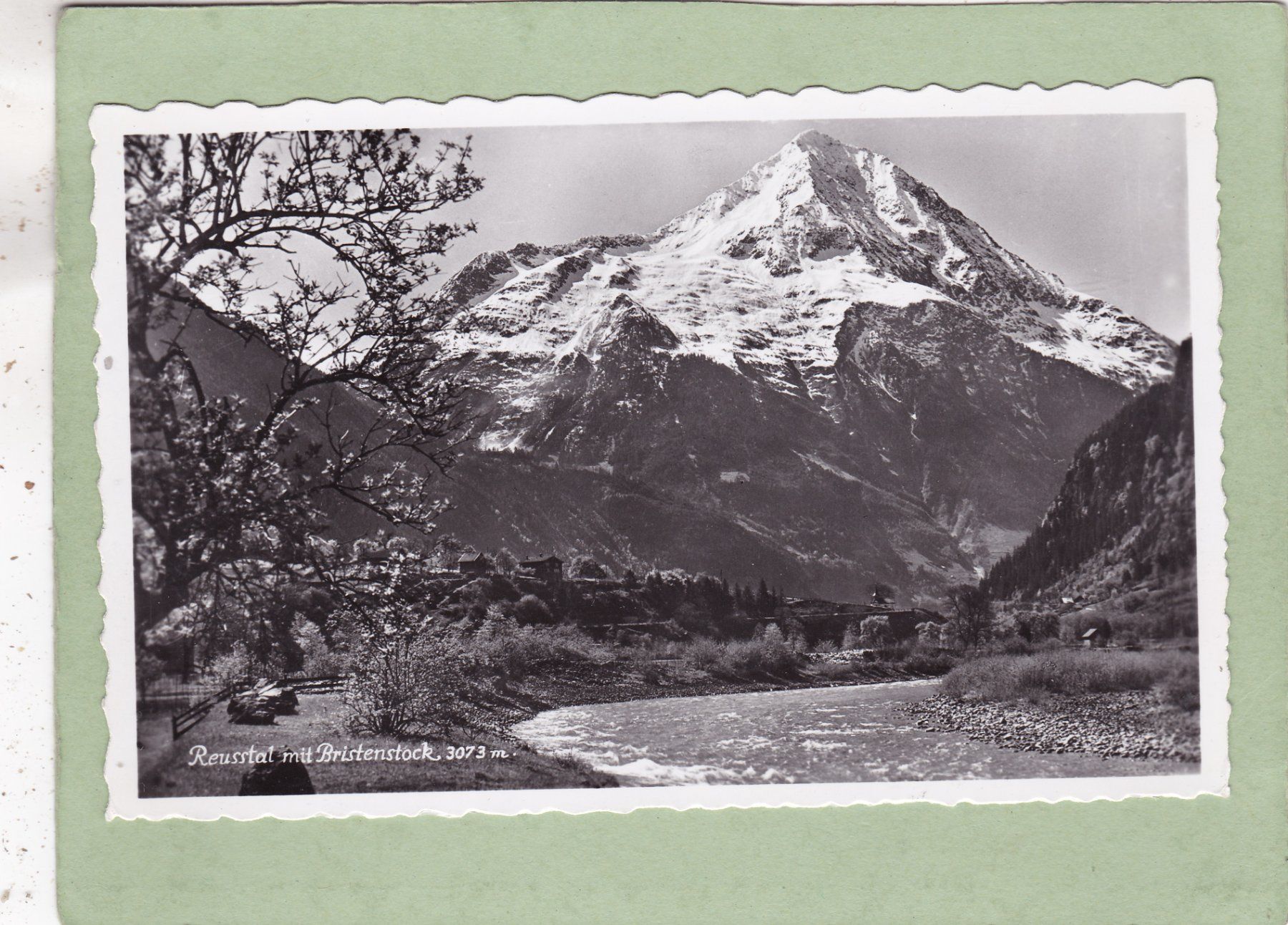 Cartoline postali: Reusstal mit Bristenstock – Usato da Herisau venduto da Lisegrat2008
