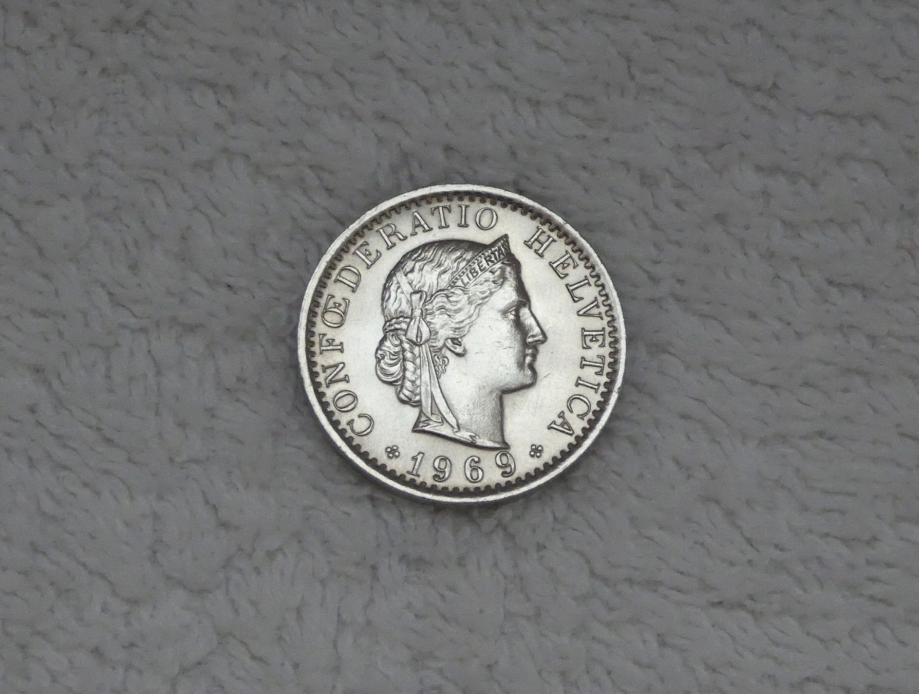 Tutti le monete: 20 centimes/rappen 1969 – Usato da Nyon venduto da Ilmi09