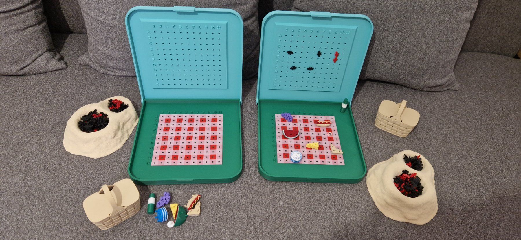 Giochi: Jeu de Bataille Navale thème Pique-nique – Nuovo (secondo la descrizione) da Fleurier venduto da Tortue26 3