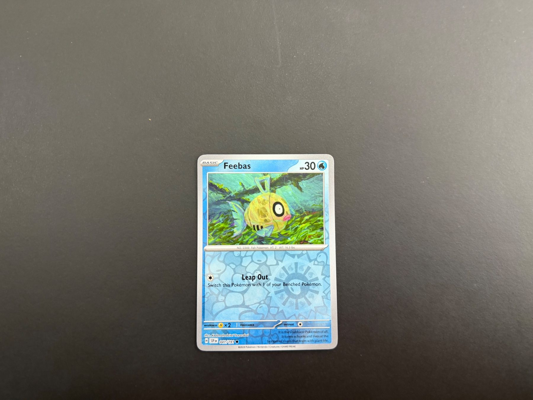 Pokémon Carte collezionabili: Feebas 041/191 – Usato da Zürich venduto da mountainwizard00
