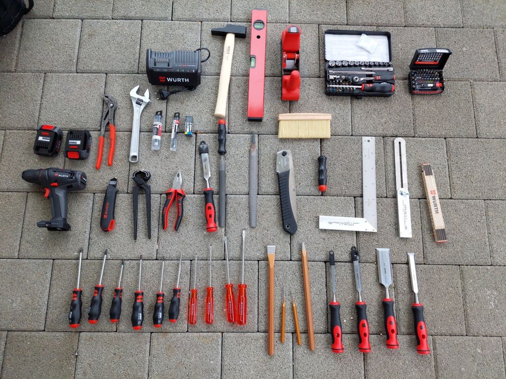 Würth Werkzeugrucksack + Werkzeuge