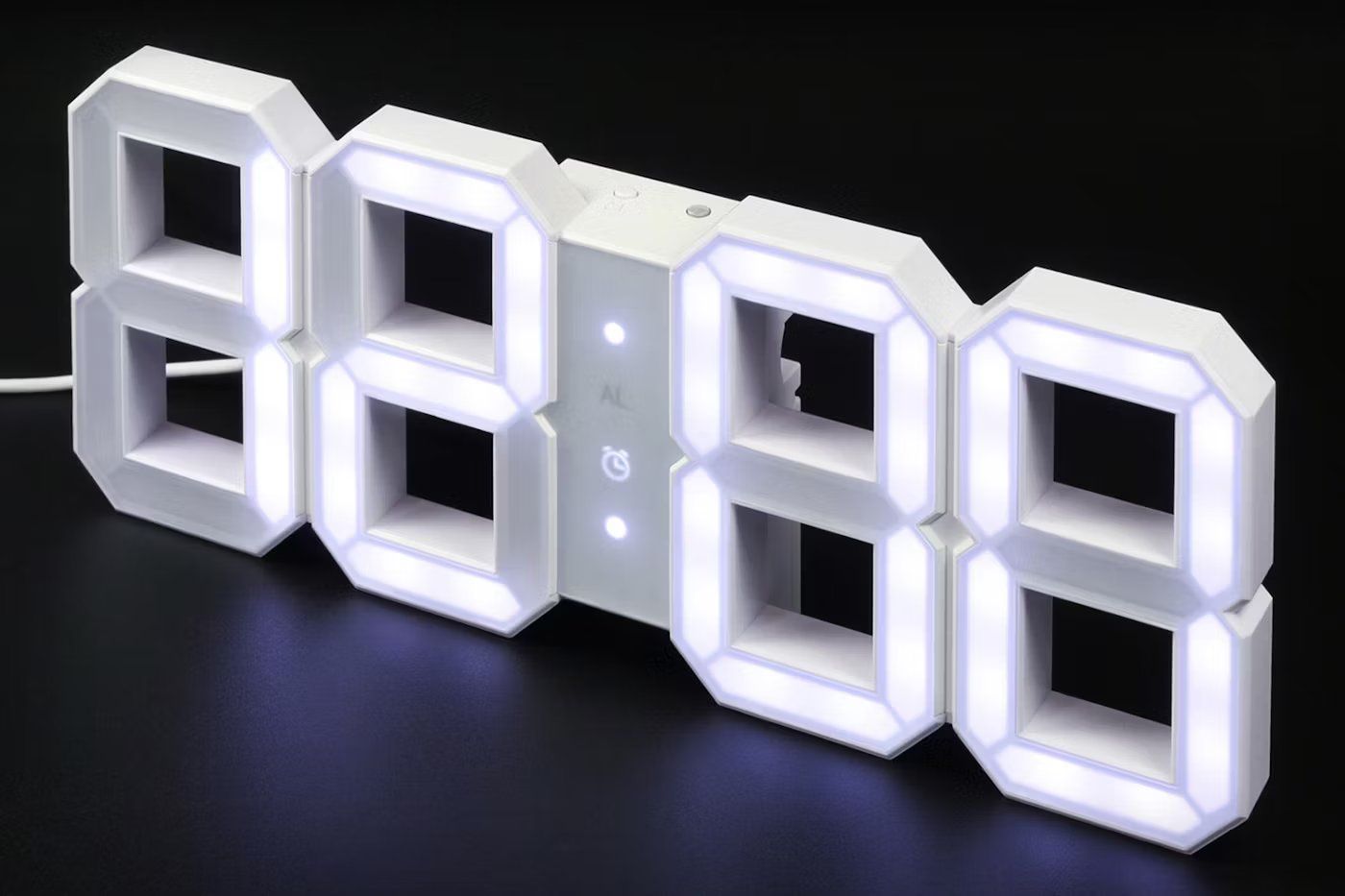 Orologi: Kibardin white & white clock – Nuovo (secondo la descrizione) da Niederwil AG venduto da Resurver 3