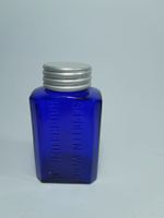 Antike Blaue vintage Glasflasche - ca. 1920 - Sepdelen Werk