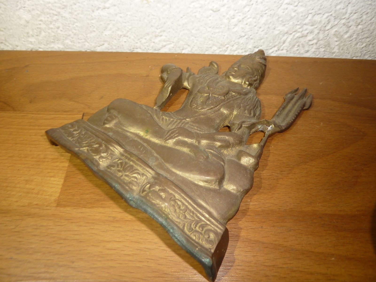 Statuette: Sitzende Shiva Statue Skulptur messing – Usato da Hochfelden venduto da swissice 3