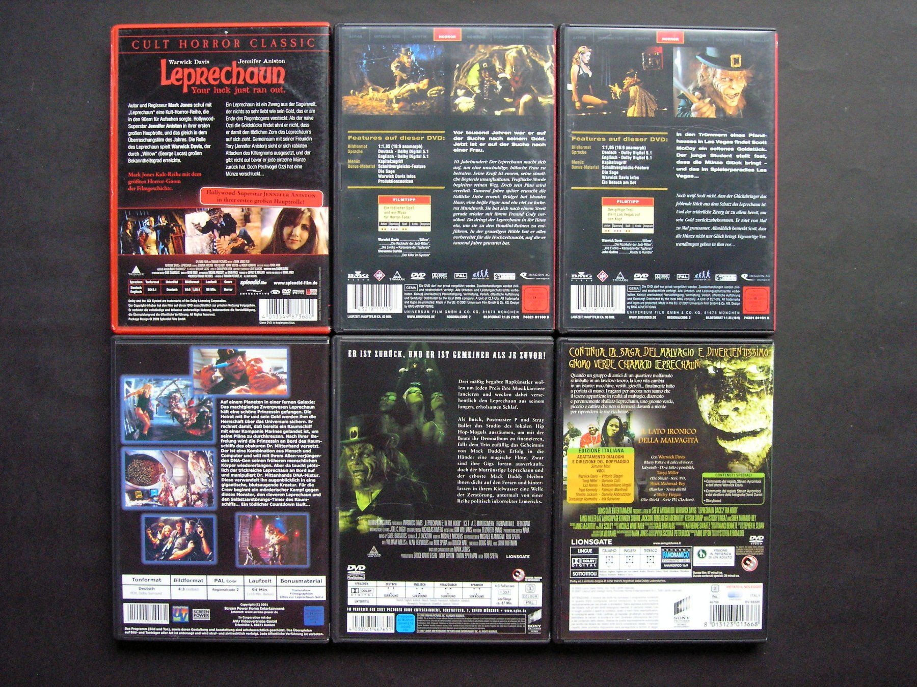 Alle DVDs: Leprechaun DVD Collection 1-6 – Gebraucht aus Zuzwil SG von vette13 1