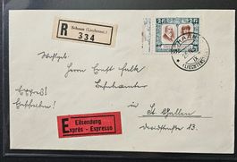 FL 97A LINKS RAND BEDRUCKT ! BRIEF ! KAT 400.-- !