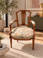 Antiker Fauteuil Louis XVI um 1870.