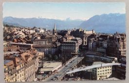 Lausanne - Vue générale et les Alpes